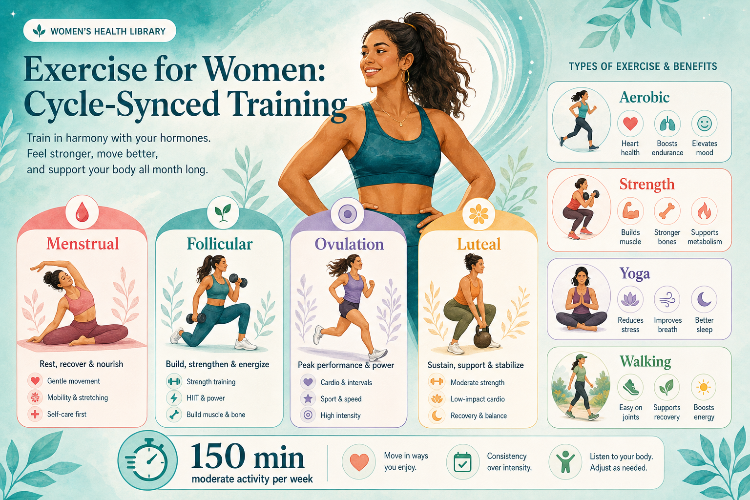Exercise for women — how much you need and the best types of activity