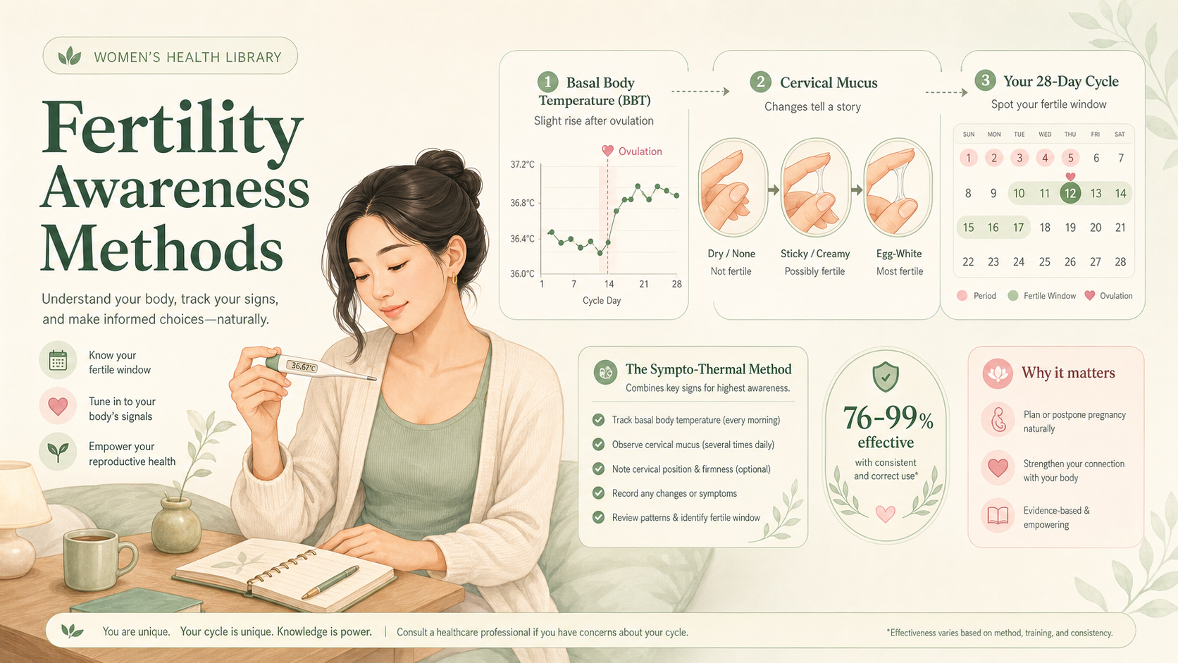 Fertility awareness methods — how they work and how accurate they are