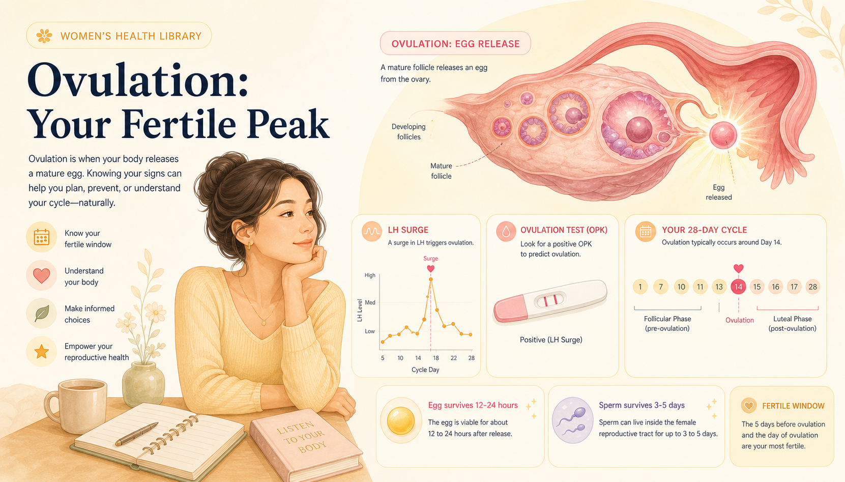 Ovulation signs and how to track your fertile window