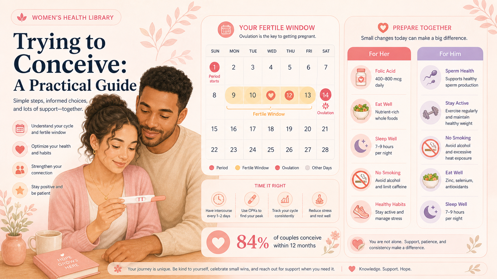 Trying to conceive — boosting your chances and when to seek help